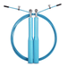 Skipping Rope Adjustable Length Anti-Slip Aluminum Handles forMMA Fitness Workouts Training - blue