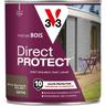 Peinture bois extérieur Direct Protect® V33 Brun normand Satin 0,5L - Brun normand