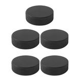 Hockey Balls for Practicing Puck Outdoor Accessories Sports Natural Rubber 5 Pcs