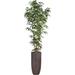 Artificial Faux Real Touch 7.75 Feet Tall Bamboo Tree With Natural Poles And Fiberstone Planter (VHX116230)