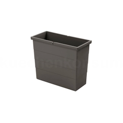 Hailo 21 Liter Inneneimer 1129669 dunkelgrau 414 x 192 x 350 mm Image