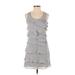 INC International Concepts Cocktail Dress: Gray Dresses - New - Women's Size 0