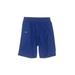 Nike Athletic Shorts: Blue Solid Activewear - Women's Size Small