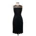 Ted Baker London Cocktail Dress - Party High Neck Sleeveless: Black Print Dresses - New - Women's Size 6