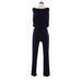 Donna Ricco Jumpsuit: Blue Color Block Jumpsuits - Women's Size 6