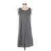 Shein Casual Dress - A-Line: Gray Marled Dresses - Women's Size X-Small