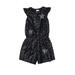 Wild & Gorgeous Romper: Black Skirts & Rompers - Kids Girl's Size 12