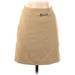 H&M Casual Skirt: Tan Solid Bottoms - Women's Size 2