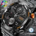 Montre intelligente boussole pour homme montres de fitness étanches IP67 montre intelligente de