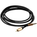 Câble coaxial audio vidéo numérique stéréo S PDIF RCA vers Jack 3.5mm haut-parleur coaxial pour