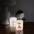Petite lampe de chevet à intensité variable lampe de table LED Mahjong chambre à coucher
