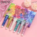 QIBEST-Gel scintillant pour les yeux les ongles les cheveux le visage le corps l'art flash le