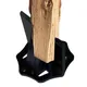 Fendeur de bois portable en acier au carbone petit outil de fendage de bois de chauffage rapide