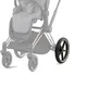 Roue Arrière de Poussette pour Cybex Priam 3/4 Accessoires de Remplacement avec Axe de Roulement