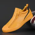 Mocassins en cuir pour hommes Baskets à la mode Chaussures décontractées Taille 38-44