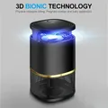 Lampe 3D bionique anti-moustique LED inhalée anti-moustique piège à insectes muet automatique