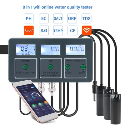 Tuya-Détecteur de qualité de l'eau WiFi analyseur de mesure moniteur de qualité de l'eau testeur