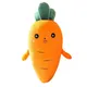 Oreiller de carotte étreignant pour la décoration de la maison jouets en peluche doux pour enfants