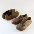 Chaussures Vintage en cuir de vache pour hommes chaussures d'extérieur effet usé chaussures en