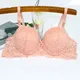 Soutien-gorge en dentelle pour femmes sous-vêtements à armatures florales soutien-gorge push up