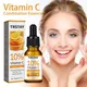 Sérum à la vitamine C pour le visage blanchiment du visage acide hyaluronique dissolvant de