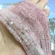 Perles d'Espacement Carrées en Pierre Naturelle de Quartz Rose Cube de 2 3 ou 4mm pour Bijoux