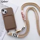 Crossbody Lanyard Strap Slot Card Wallet Case iPhone 15 Pro Max 14 13 12 11 Collier initié