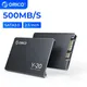 ORICO-2.5 SSD 128 Go 256 Go 512 Go 1 To 2 To 4 To SATA 3.0 NAND Flash Vitesse de lecture