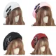 Chapeau béret Punk pour filles Style Goth Preppy accessoires pour cheveux mode bonnet JK chapeau