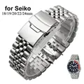 SION L-Bracelet en acier inoxydable pour SeATM SKX009 Jubilee accessoire de montre pour homme