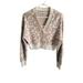 American Eagle Outfitters Tops | American Eagle Outfitters Knit Cardigan | Color: Brown/Cream | Size: Xs