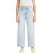 American Eagle Outfitters Jeans | American Eagle Outfitters Wide Leg Distressed Crop Jeans Size 14 | Color: Blue | Size: 14