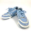 Louis Vuitton Shoes | Louis Vuitton Shoes Shoe Laces Lv Trainer Line Low Cut Sneakers | Color: Blue/White | Size: (Us): 8 1/2