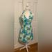 Lilly Pulitzer Dresses | Euc Gorgeous Lily Pulitzer Floral Halter Dress Size 10 | Color: Blue/Green | Size: 10