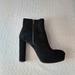 Giani Bernini Shoes | Gianni Bini New Ankle Black Boots Woman Suede Size 10.Nwt. | Color: Black | Size: 10