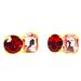 Kate Spade Jewelry | Kate Spade Gold Plated Pink & Red Crystals Mismatched Stud Earrings | Color: Pink/Red | Size: Os