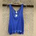 Free People Tops | Free People We The Free Collection Linen Slouchy Relaxed Tank Top Shirt Med. | Color: Blue | Size: M