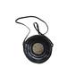 Free People Bags | Free People Round Purse Tambourine Roundy Black Crossbody Gypsy Bag | Color: Black | Size: Os