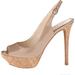 Jessica Simpson Shoes | Jessica Simpson Tacey High Heel Sandals Nude | Color: Cream/Tan | Size: 8.5