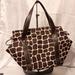 Kate Spade Bags | Kate Spade Vintage Giraffe Print Drawstring Bag Great Used Condition | Color: Brown/Cream | Size: 17x10