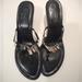 Coach Shoes | Coach Black Sandals With Coach Charms | Size 8, 2" | Color: Black | Size: 8