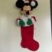 Disney Holiday | Disney Mickey Mouse Made In Sir Lanka For Kurt Adler | Color: Black/Red | Size: Os