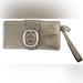 Coach Bags | Euc Coach Bleecker Buckle Wristlet | Color: Gray/Silver | Size: Os