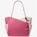 Michael Kors Bags | Michael Kors Jet Set Large Color-Block Logo Shoulder Bag Electric Pink M | Color: Gold/Pink | Size: Large