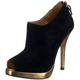 Buffalo 15207-568 kid suede black 01, Damen Pumps, schwarz / suede, (black 01), EU 37