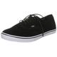 Vans Authentic Lo Pro VGYQ58S, Unisex - Erwachsene Sportschuhe - Skateboarding, Schwarz (Suede Oxford Black/True White), 42,5 EU / 8,5 UK