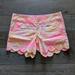 Lilly Pulitzer Shorts | Lilly Pulitzer Buttercup Shorts In Sun Kissed Glow Size 00 | Color: Pink/Yellow | Size: 00