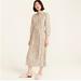 J. Crew Dresses | J.Crew Tie Waist Shirt Dress In Leopard Print | Color: Tan/White | Size: 8