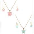 Zara Jewelry | 2 Jewelry Sets | Color: Blue/Pink | Size: Os