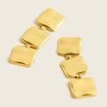 J. Crew Jewelry | J. Crew Triple-Square Drop Earrings | Color: Gold | Size: Os